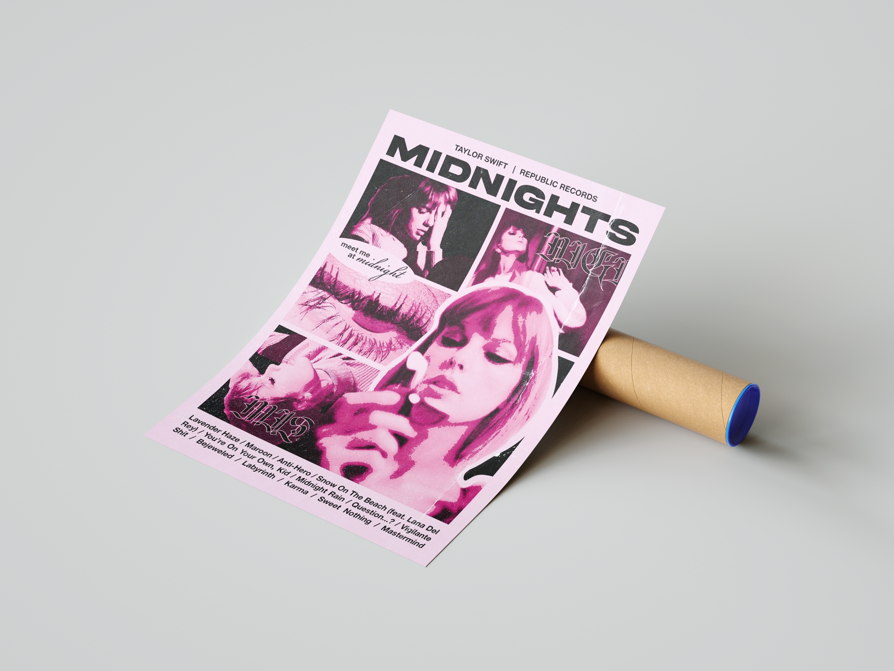 Taylor Swift 'Midnights' Poster | Hype Posters