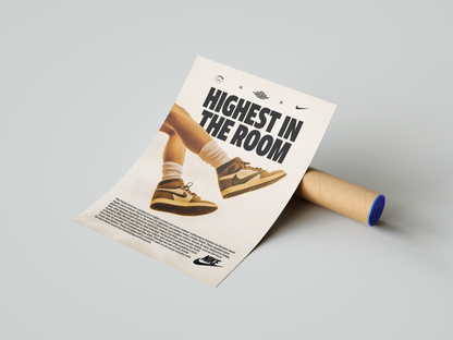 Highest In The Room Jordans Poster | Hype Posters