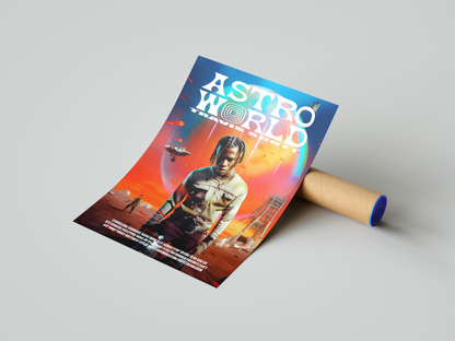 Travis Scott - Outerworld Atstro Poster | Hype Posters