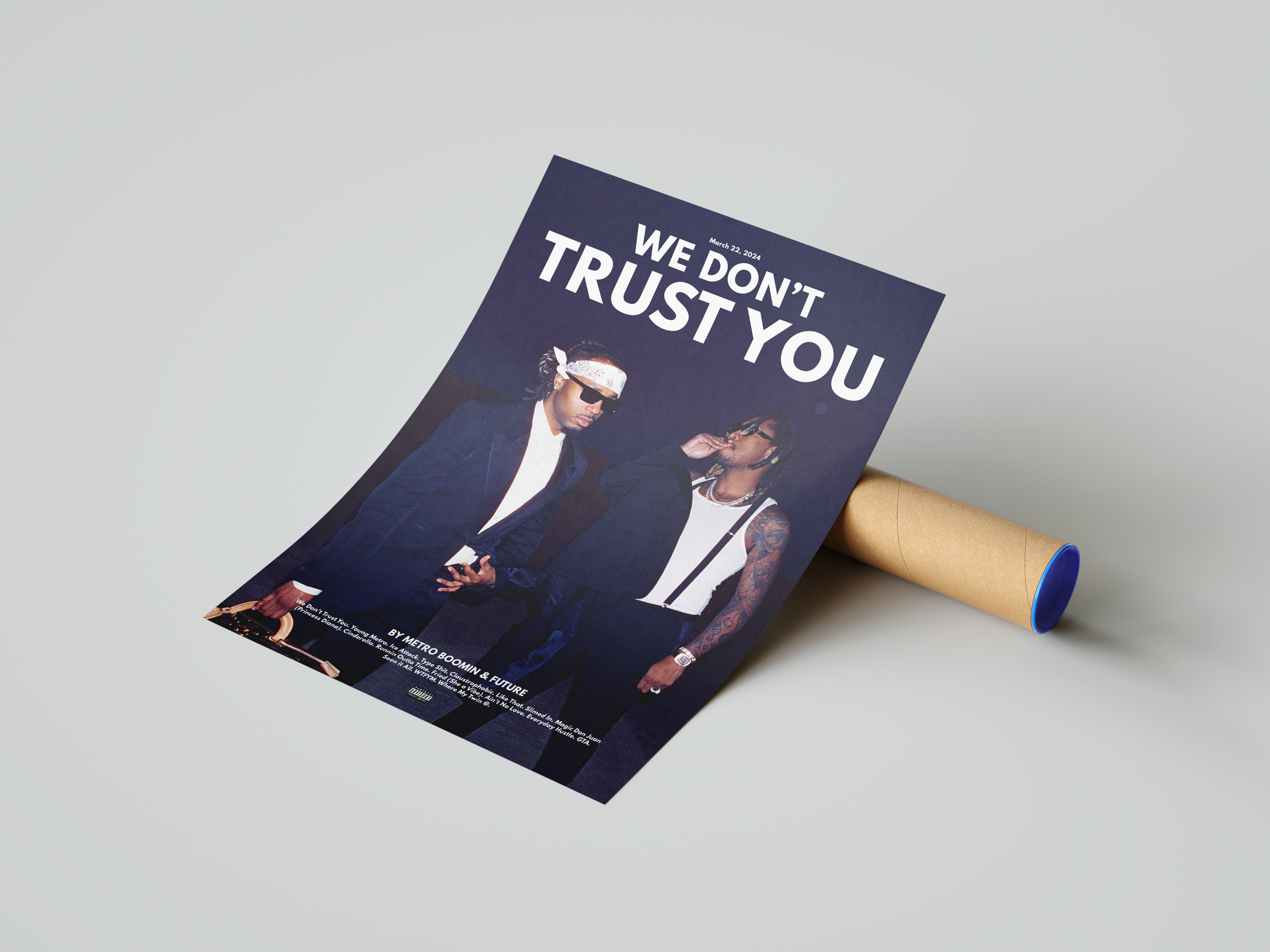 Metro Boomin 'We Don't Trust You' Poster | Hype Posters