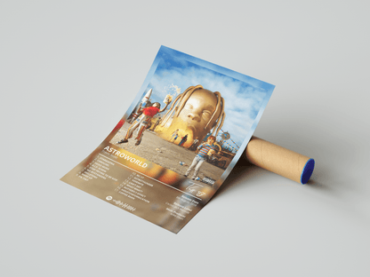 Travis Scott 'Astroworld' Album Poster | Hype Posters