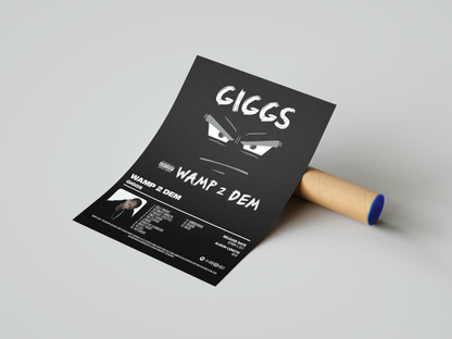 Giggs - "Wamp 2 Dem" Album Poster | Hype Posters