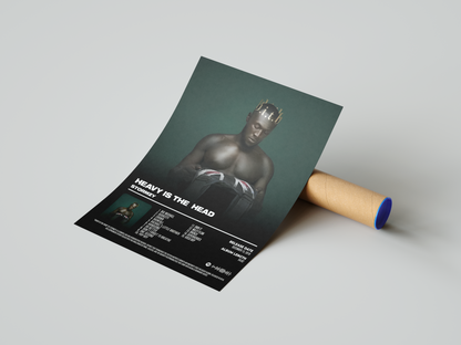 Stormzy 'Heavy Is The Head' Album Poster | Hype Posters