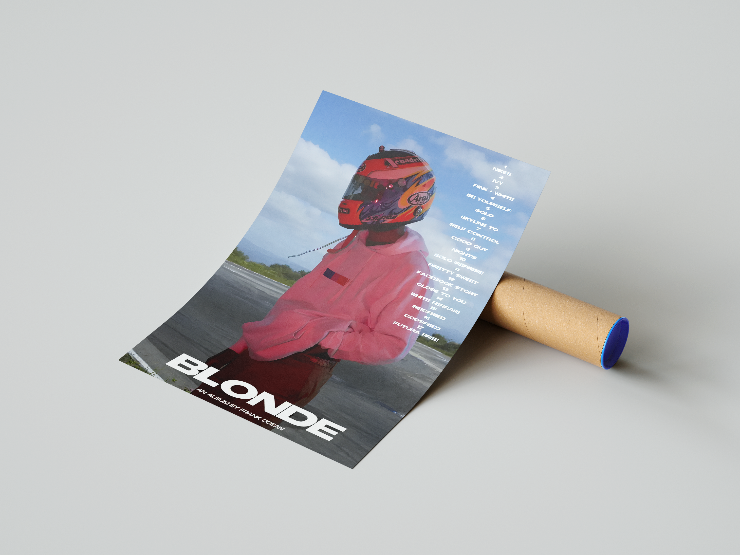 Frank Ocean 'Blonde' Aesthetic Poster | Hype Posters