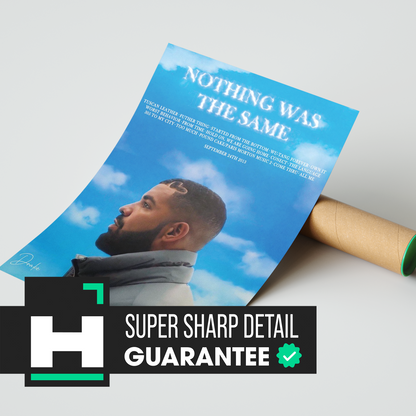 Drake Nothing Was The Same Poster | Hype Posters