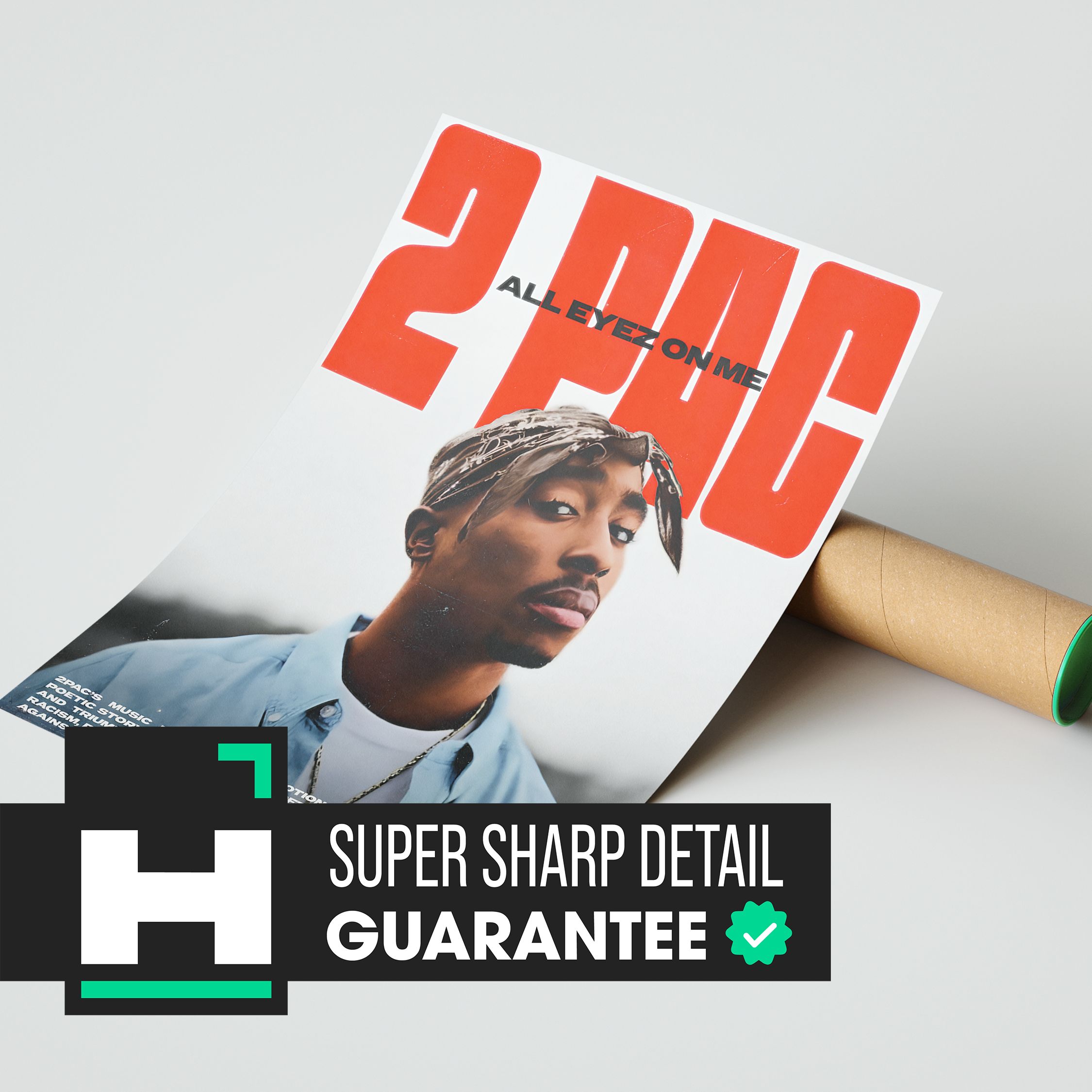 2PAC 'All Eyez On Me' Poster | Hype Posters