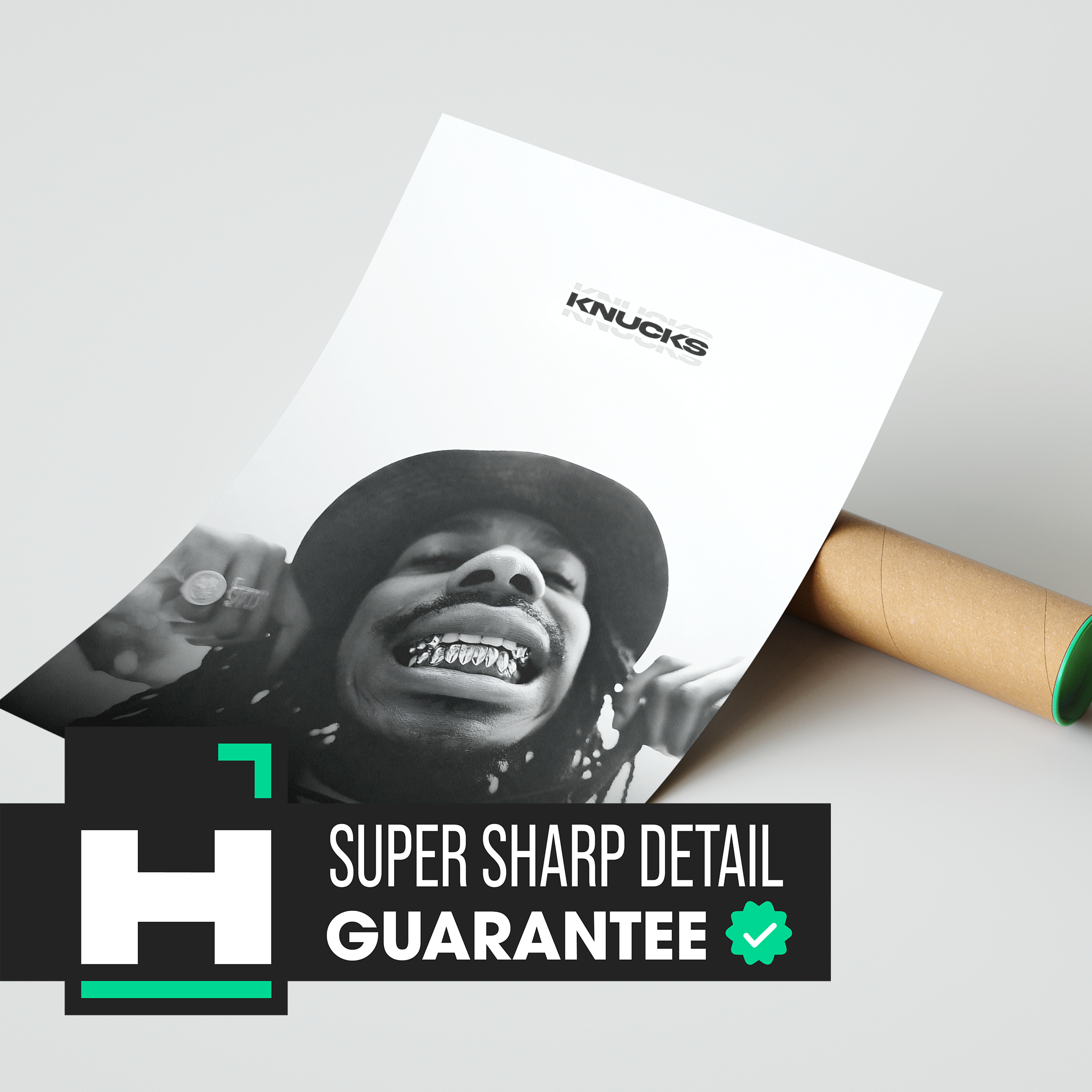 Knucks B&W Poster | Hype Posters