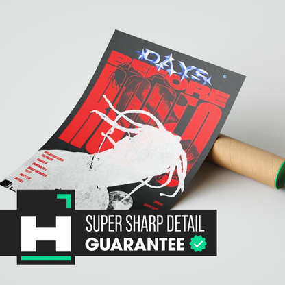 Travis Scott Days Before Rodeo Poster | Hype Posters