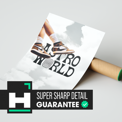 Astroworld Sneakers Poster | Hype Posters