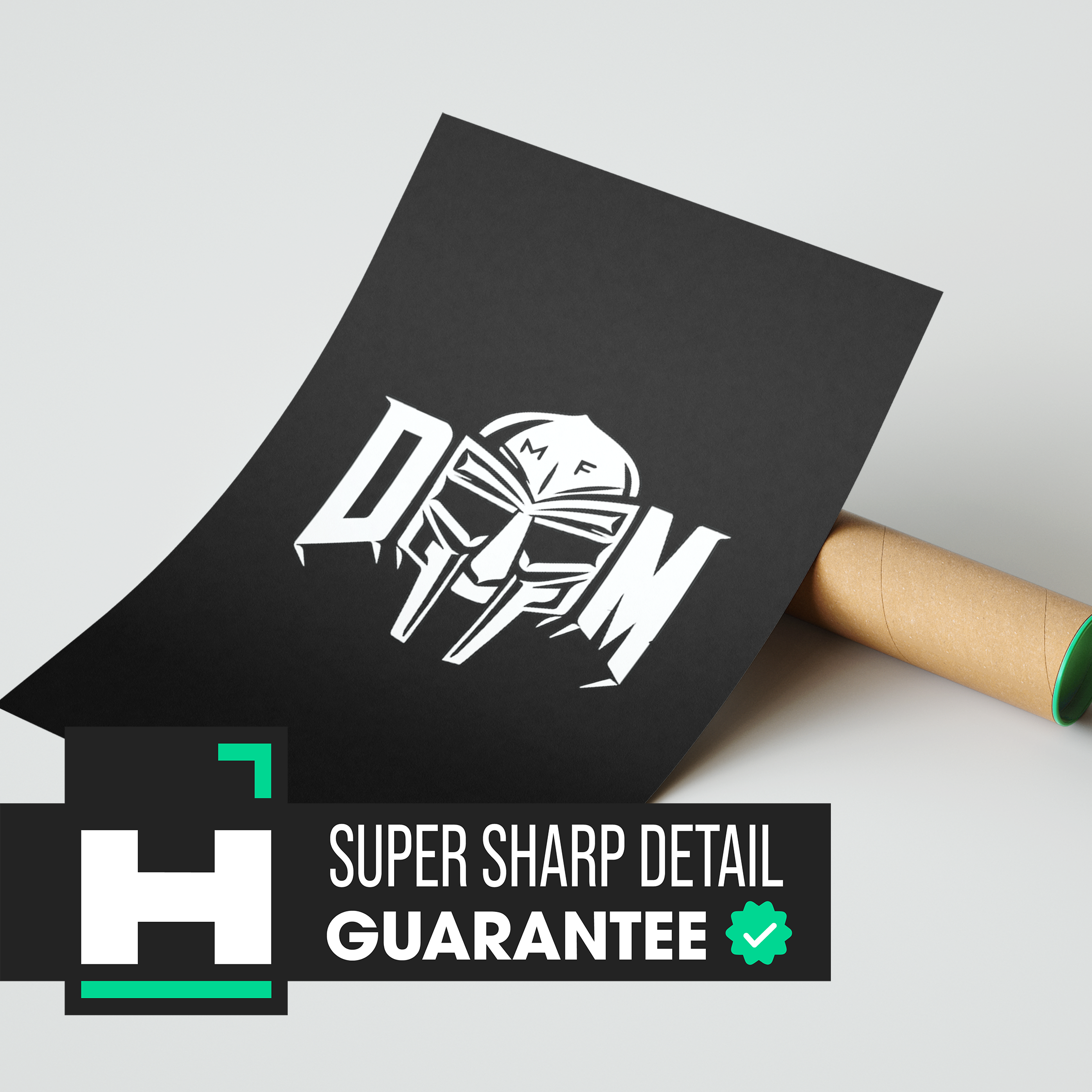 MF Doom Mask V2 Poster | Hype Posters