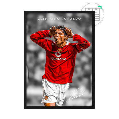 Cristiano Ronaldo Vintage Poster | Hype Posters