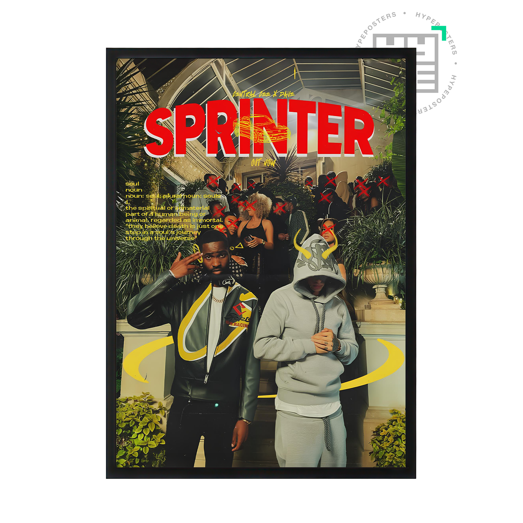Dave & Central Cee Sprinter Poster | Hype Posters
