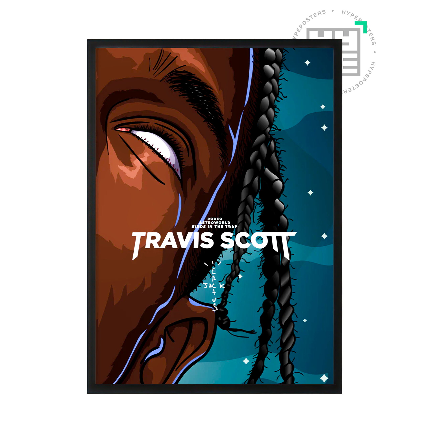 Travis Scott Art Poster | Hype Posters