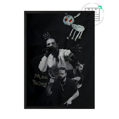 Drake For All The Dogs Poster | Hype Posters
