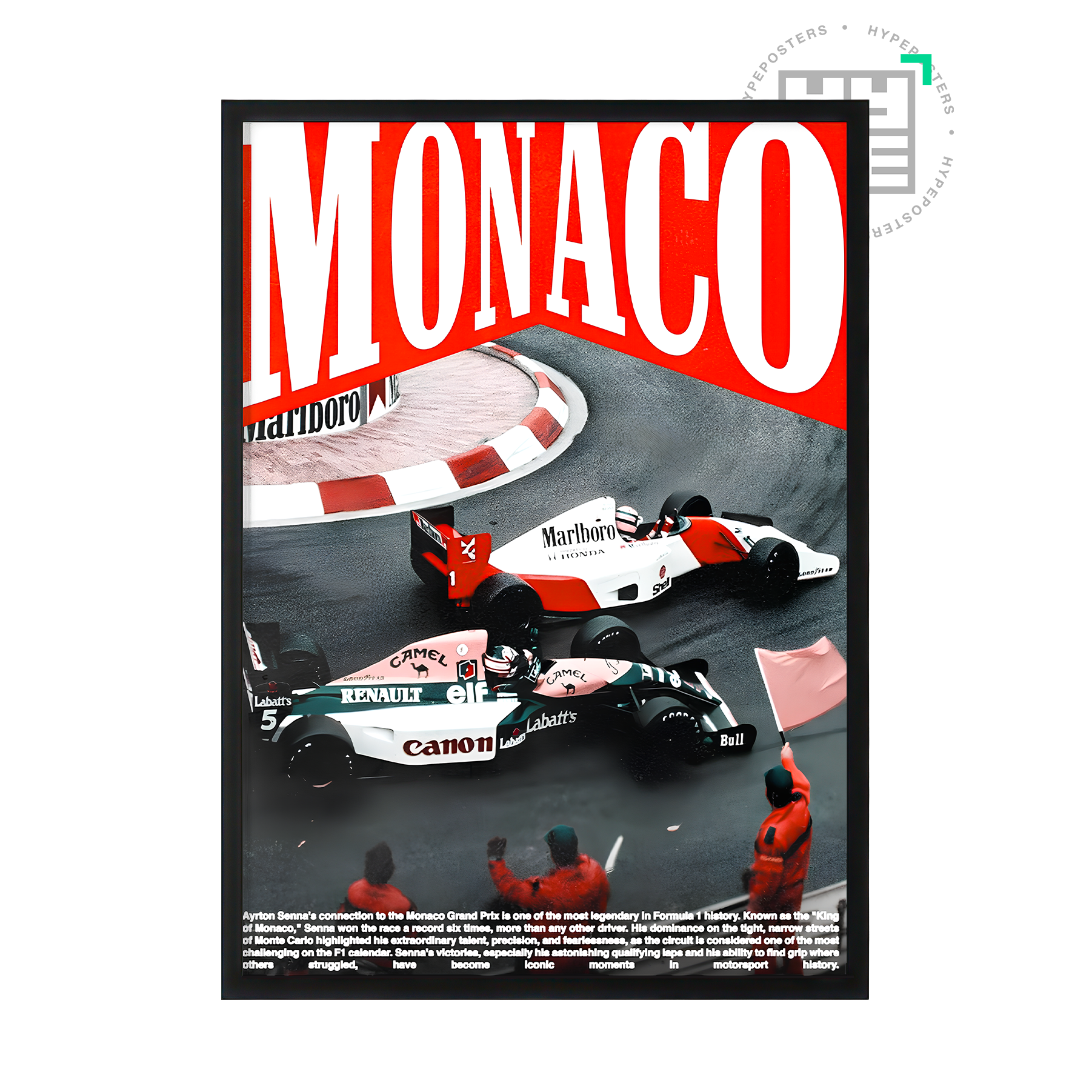 Ferrari Monaco Poster | Hype Posters