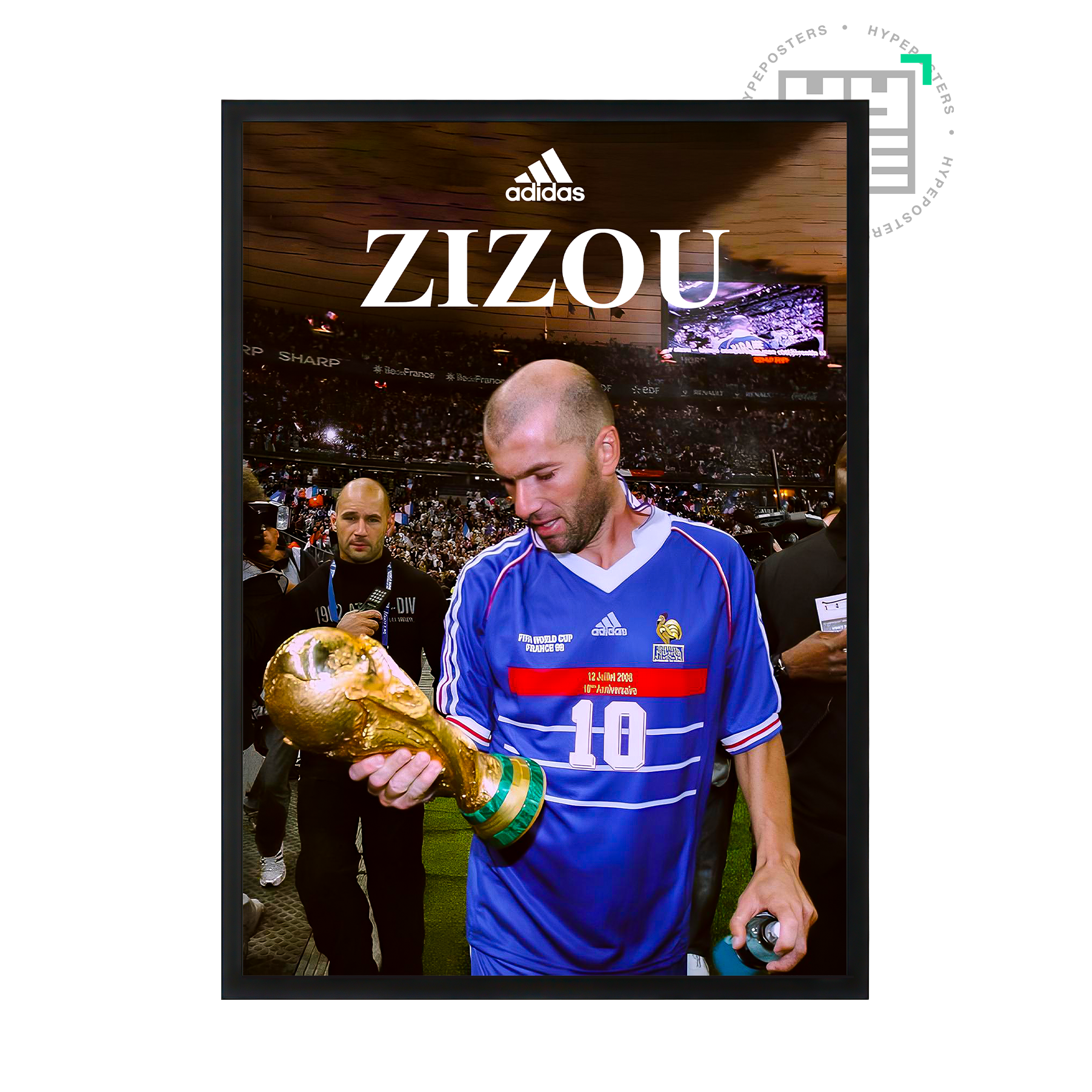 Zizou World Cup Poster | Hype Posters