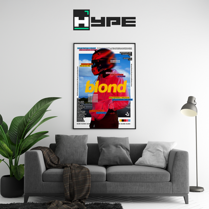 Frank Ocean Blond Poster