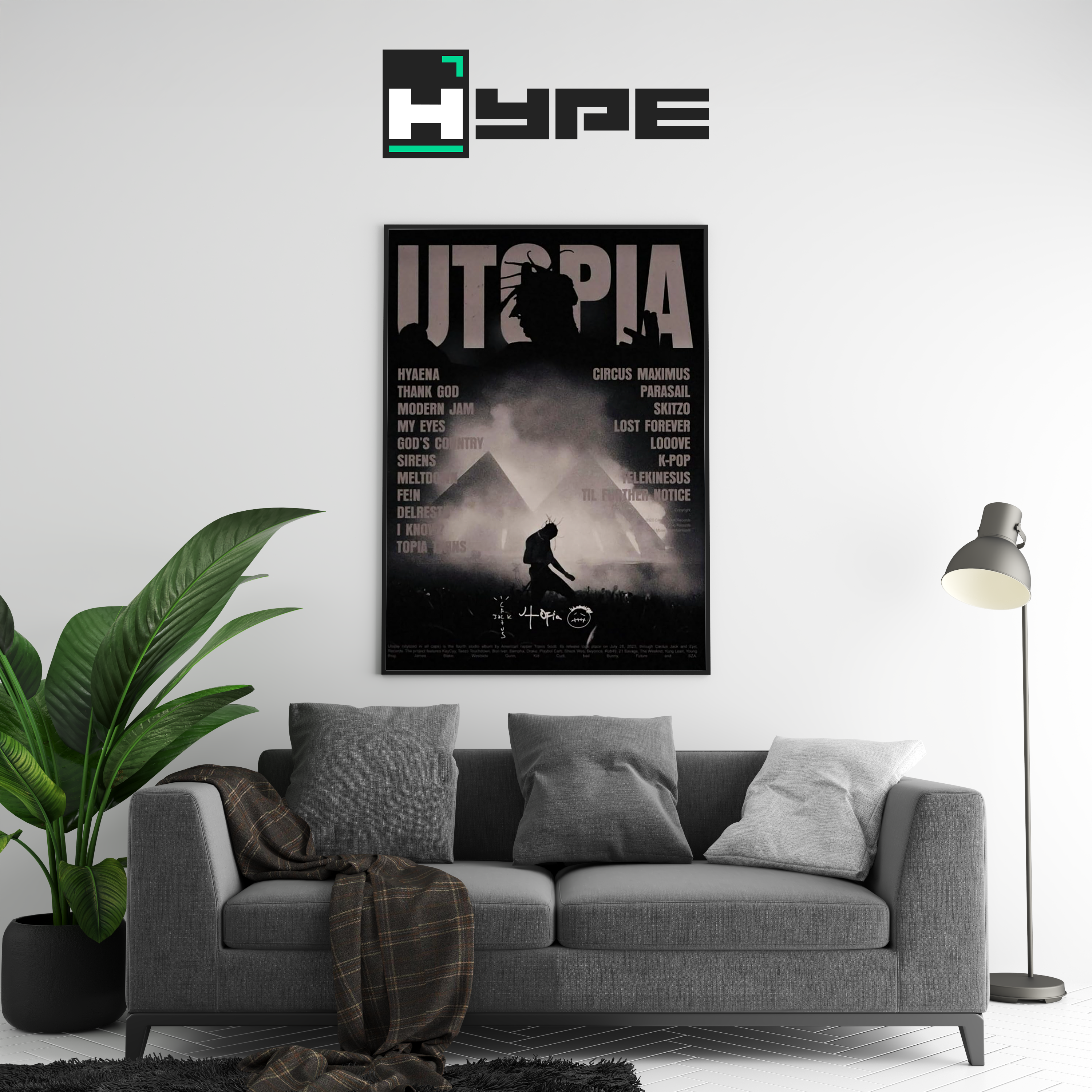 Travis Scott Utopia Poster | Hype Posters