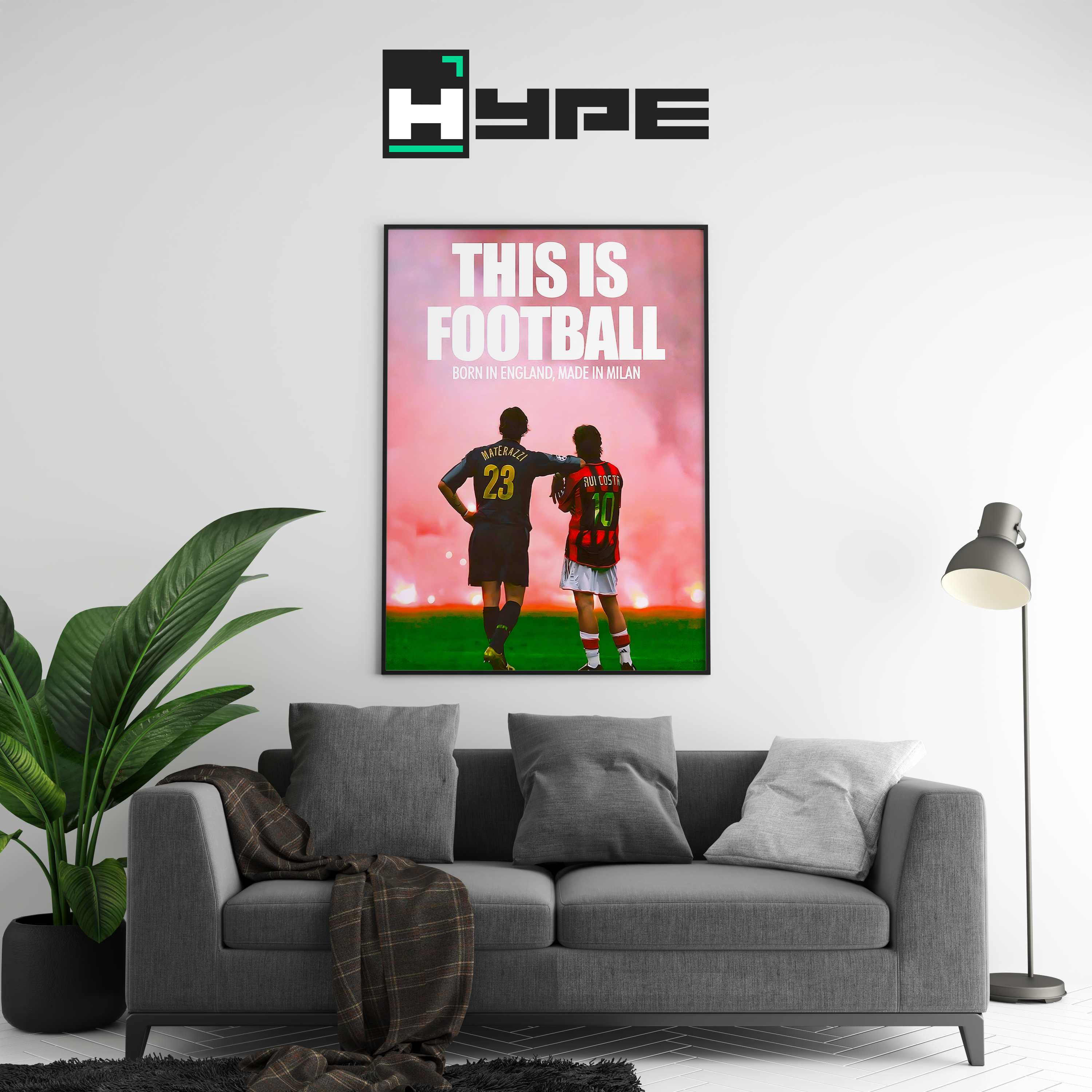 Costa & Materazzi 'This Is Football' Poster | Hype Posters
