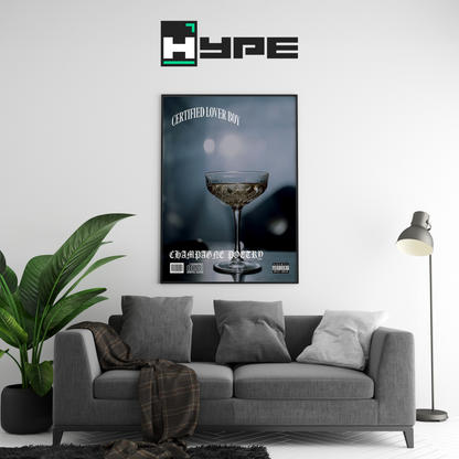 Champagne Poetry CLB Poster | Hype Posters