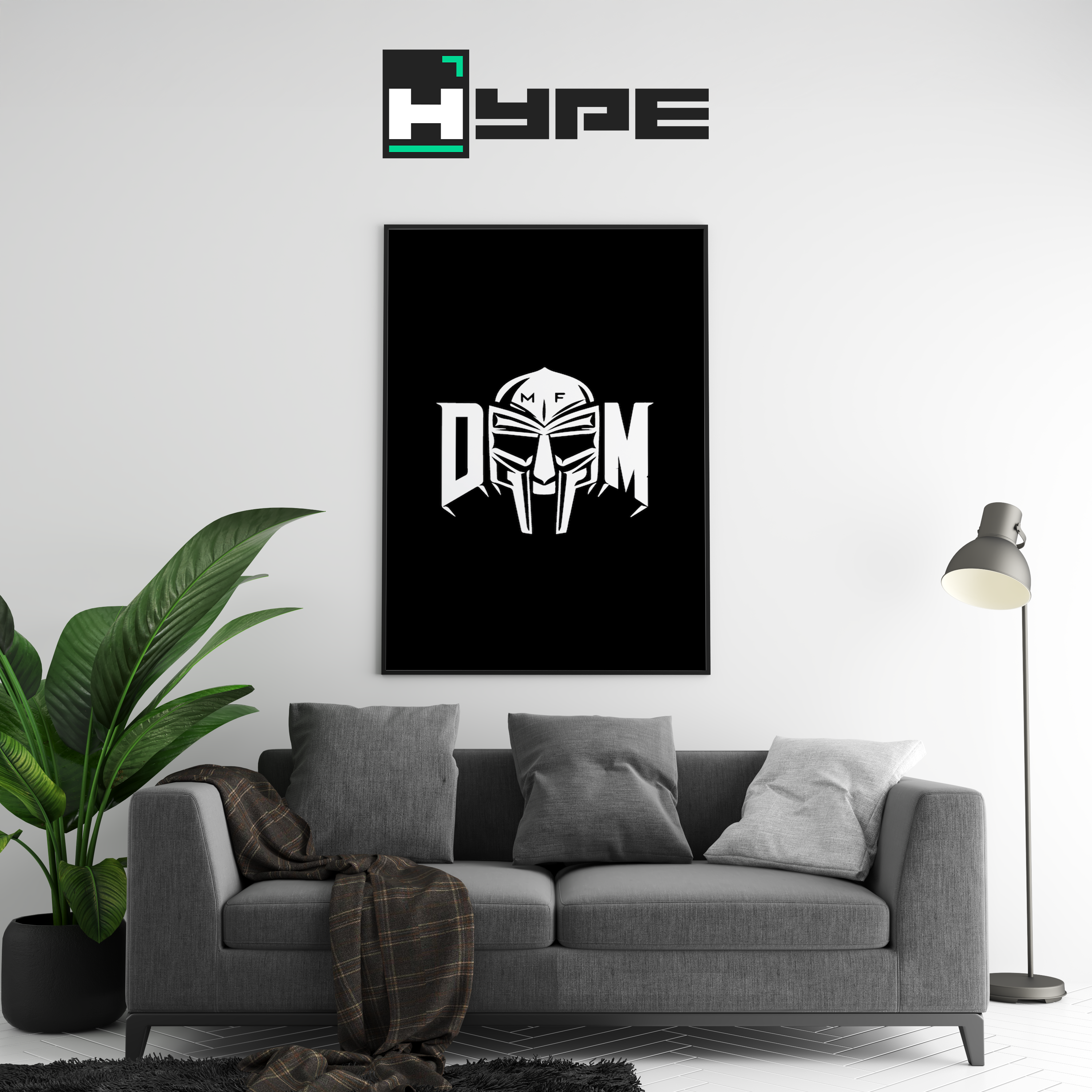 MF Doom Mask V2 Poster | Hype Posters
