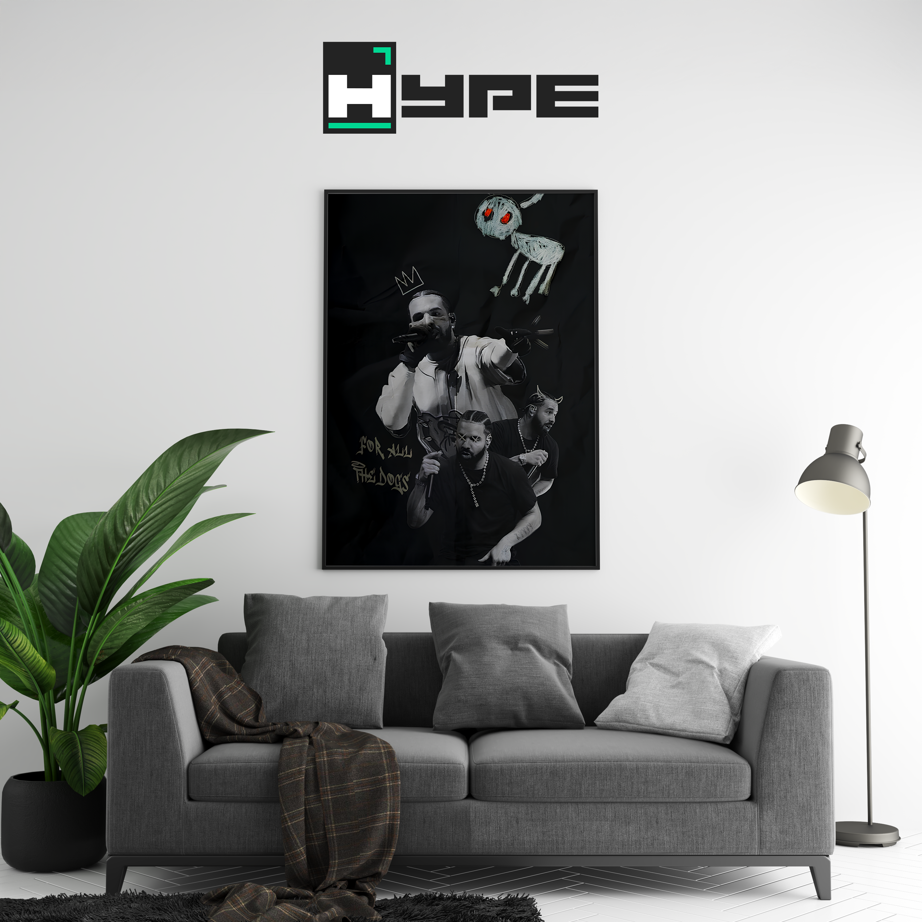 Drake For All The Dogs Poster | Hype Posters
