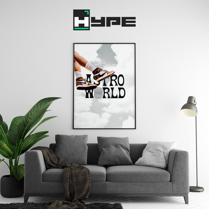 Astroworld Sneakers Poster | Hype Posters