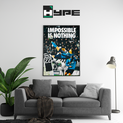 Cristiano Ronaldo 'Impossible Is Nothing' Poster | Hype Posters