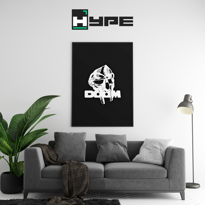 MF Doom Mask Poster | Hype Posters