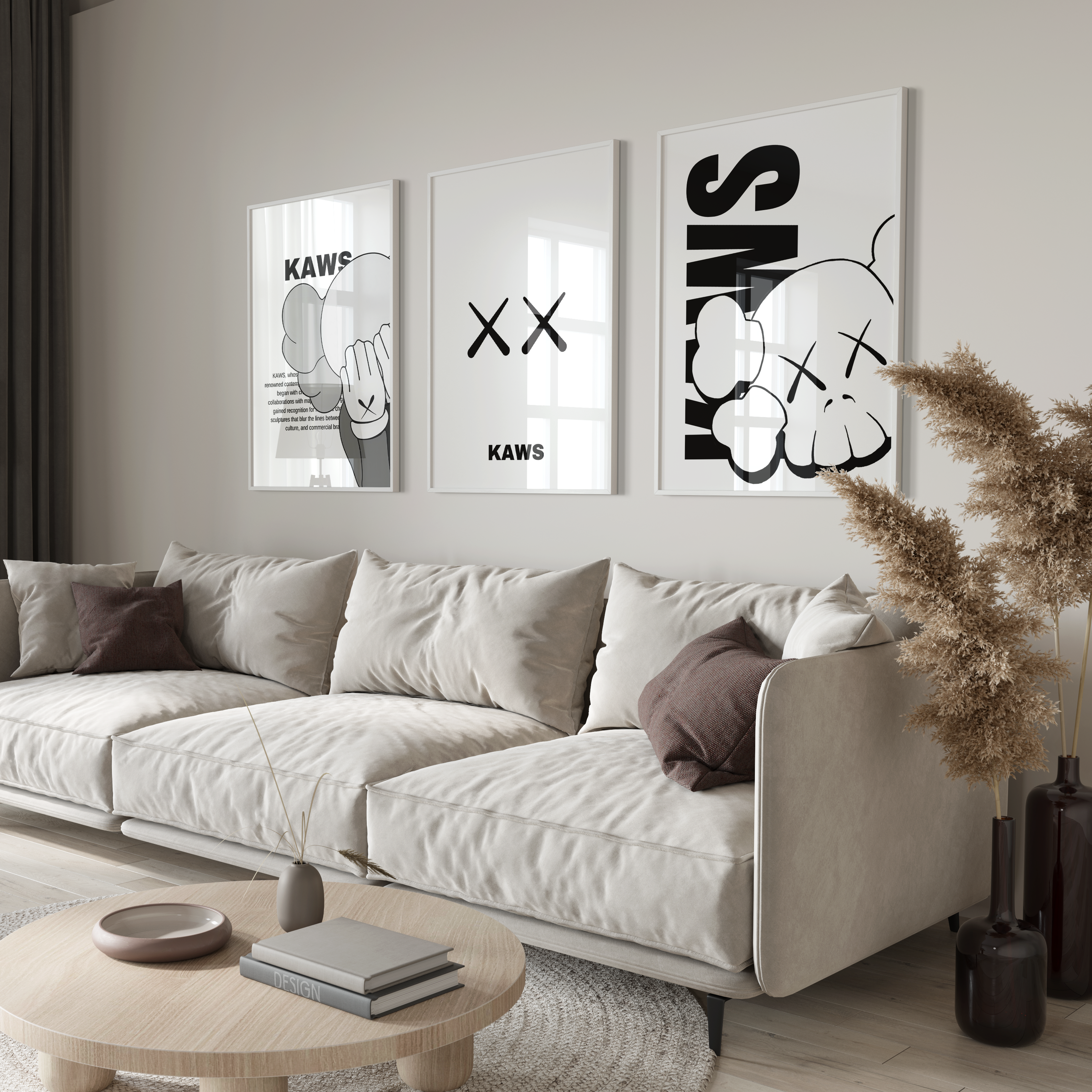 KAWS Aesthetic Poster Set | Hype Posters