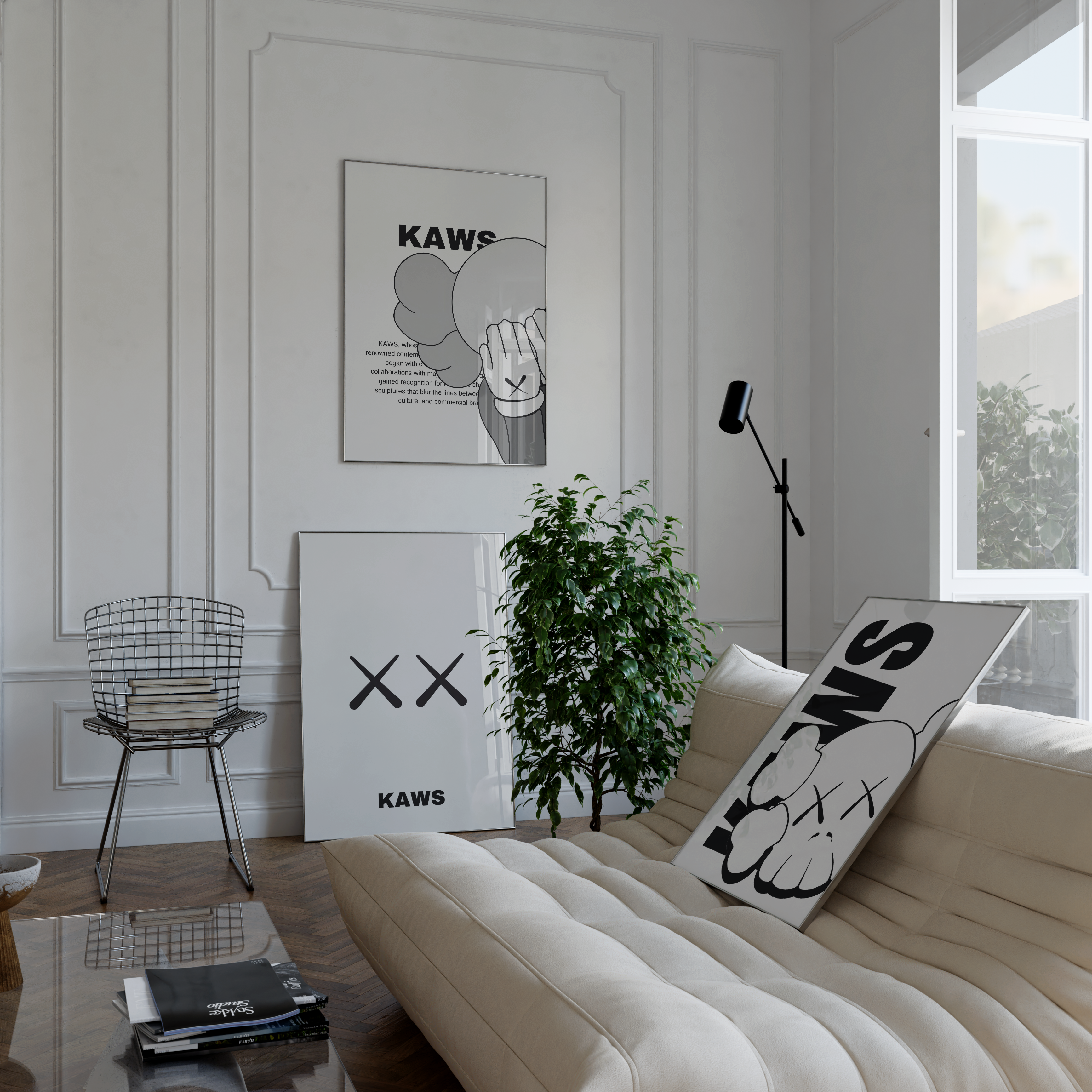 KAWS Aesthetic Poster Set | Hype Posters