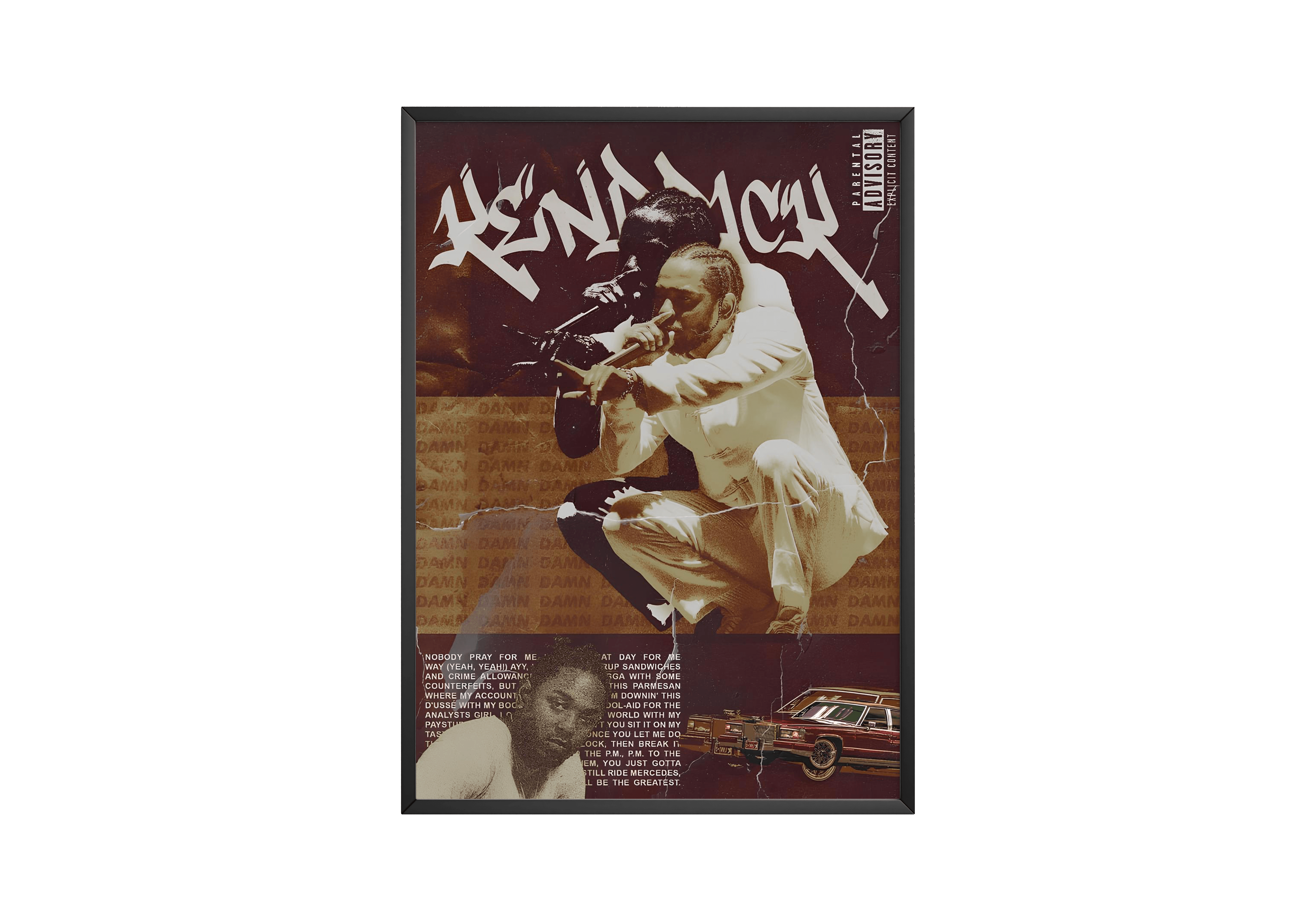 Kendrick Lamar Collage Poster | Hype Posters