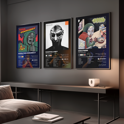 MF DOOM Album Poster Set | Hype Posters