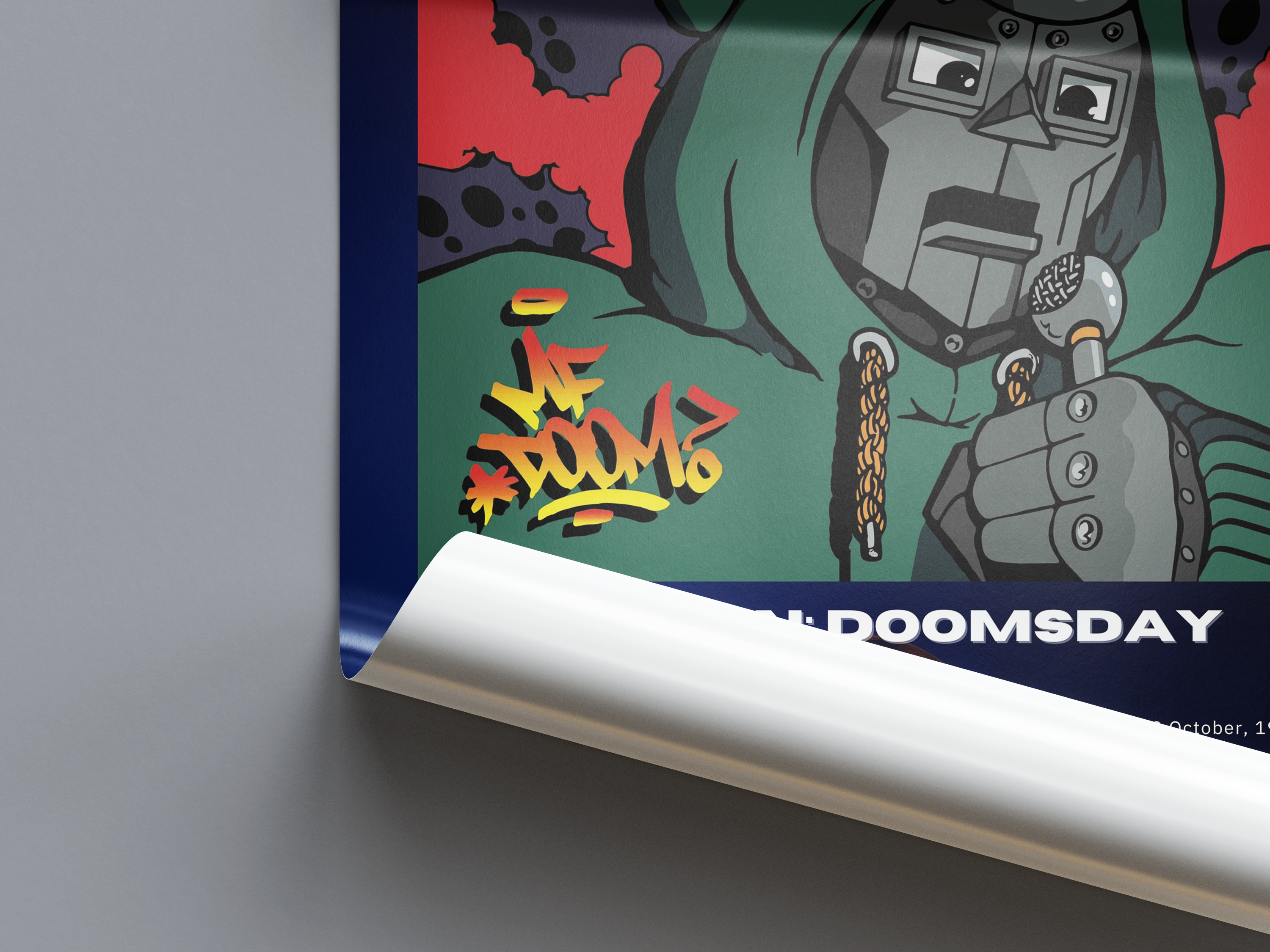 MF DOOM 'Operation: Doomsday' Album Poster | Hype Posters