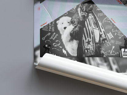 Lil Uzi Vert 'Luv Is Rage 2' Album Poster | Hype Posters