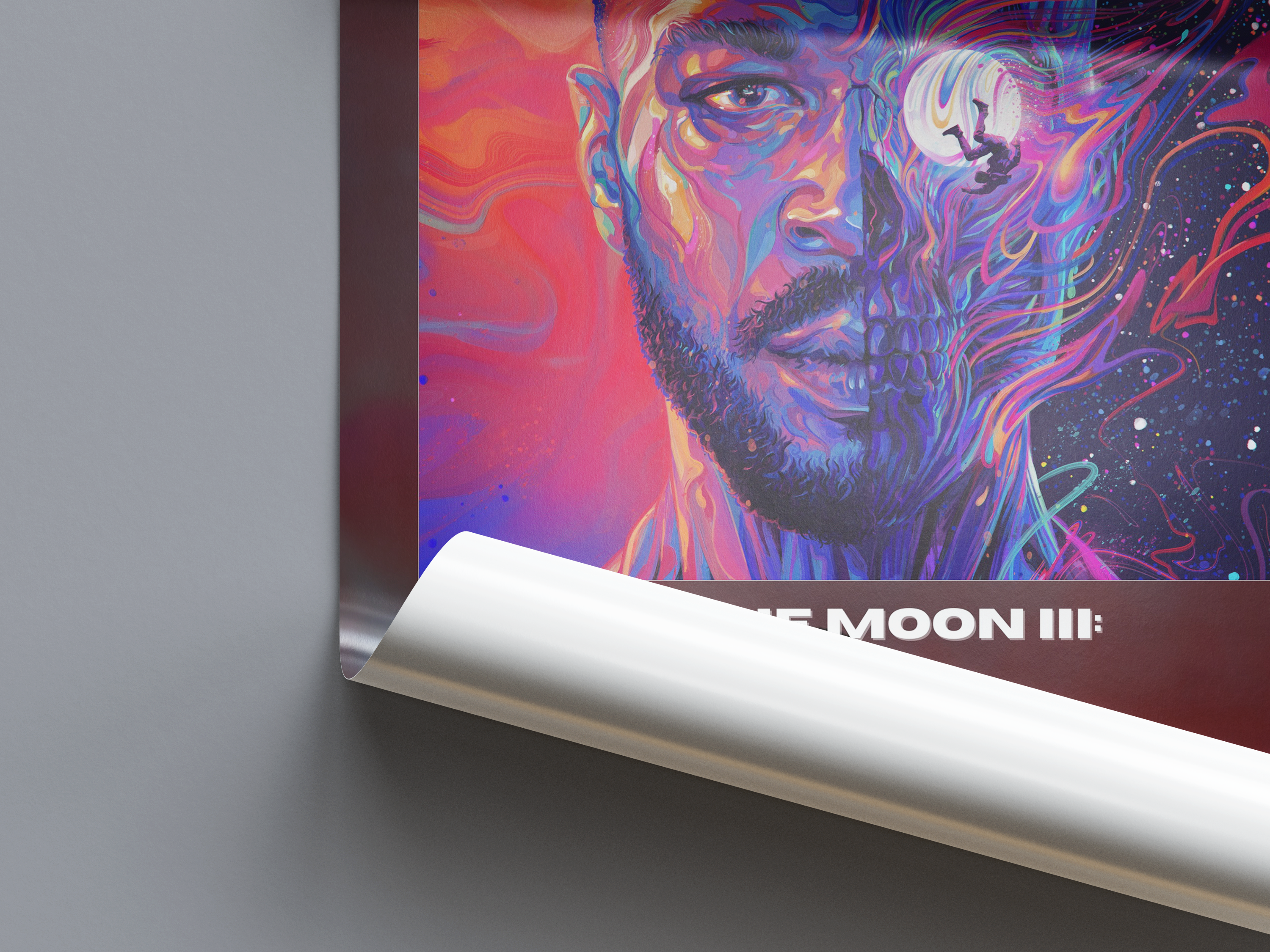 Kid Cudi 'Man On The Moon III' Album Poster | Hype Posters