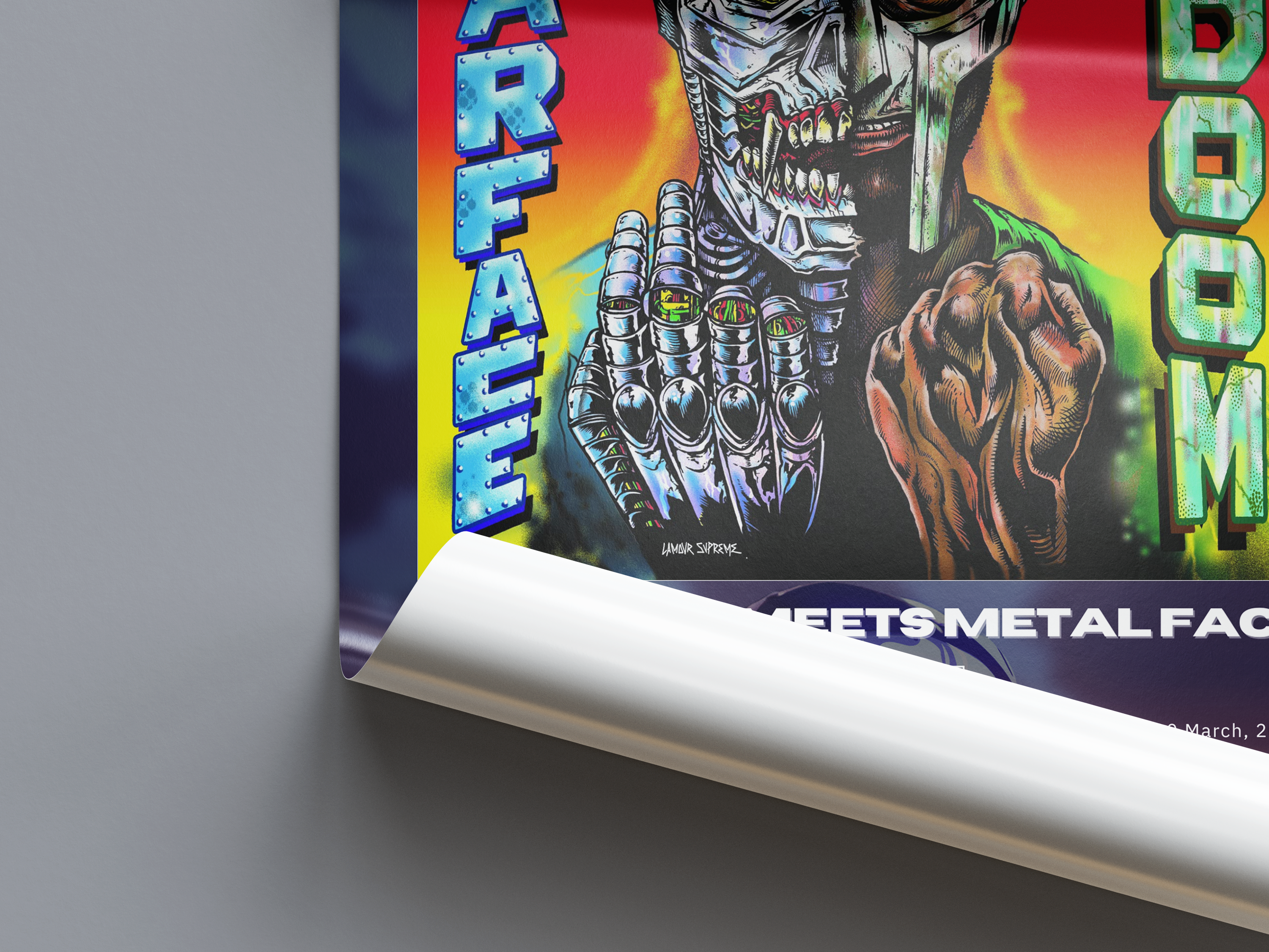MF DOOM 'Czarface Meets Metal Face' Album Poster | Hype Posters