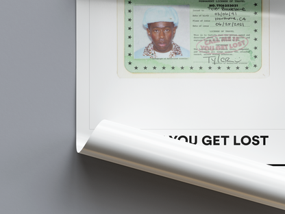 Tyler The Creator 'CALL ME IF YOU GET LOST' Album Poster | Hype Posters