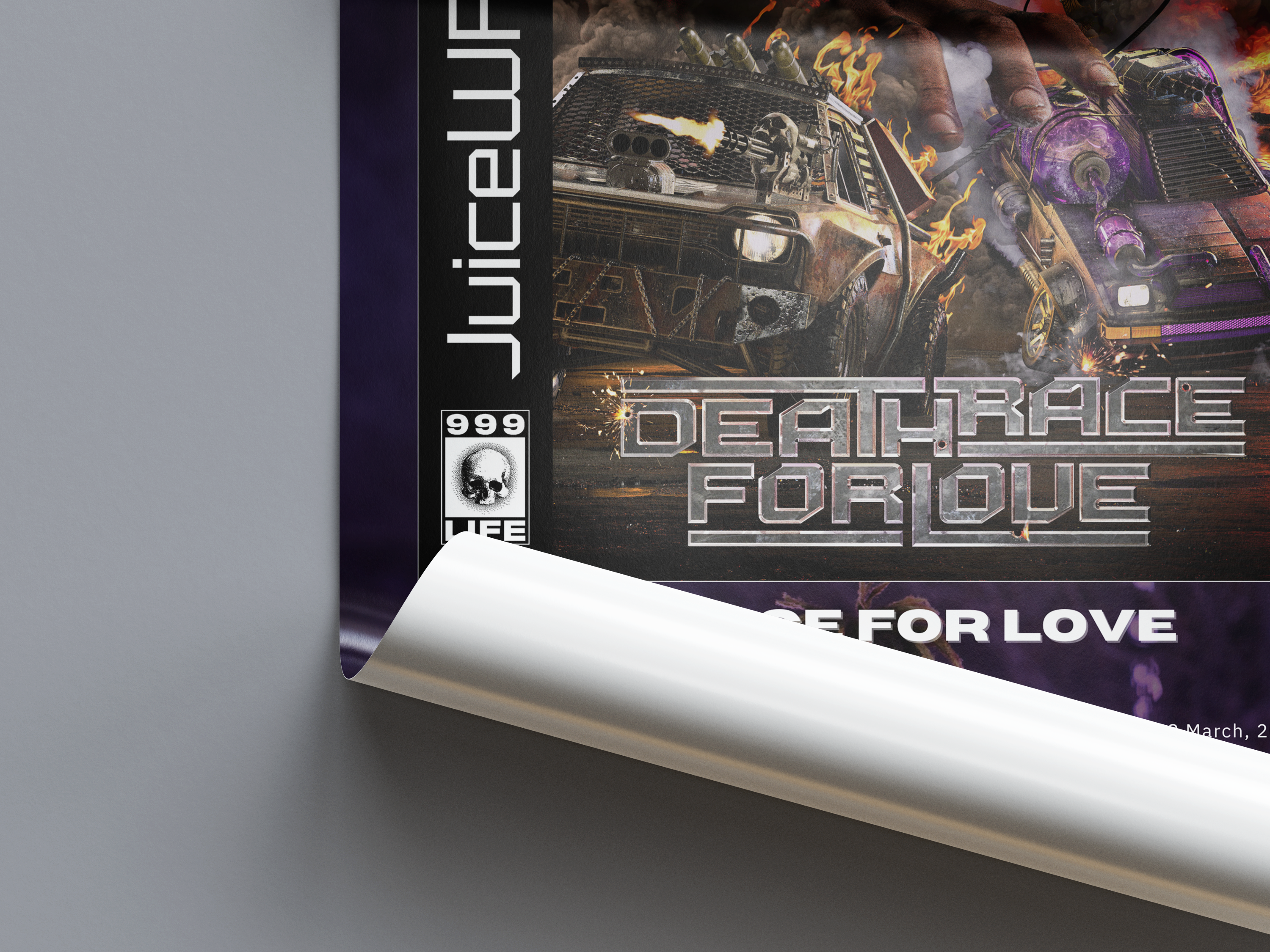 Juice WRLD 'Death Race For Love' Album Poster | Hype Posters