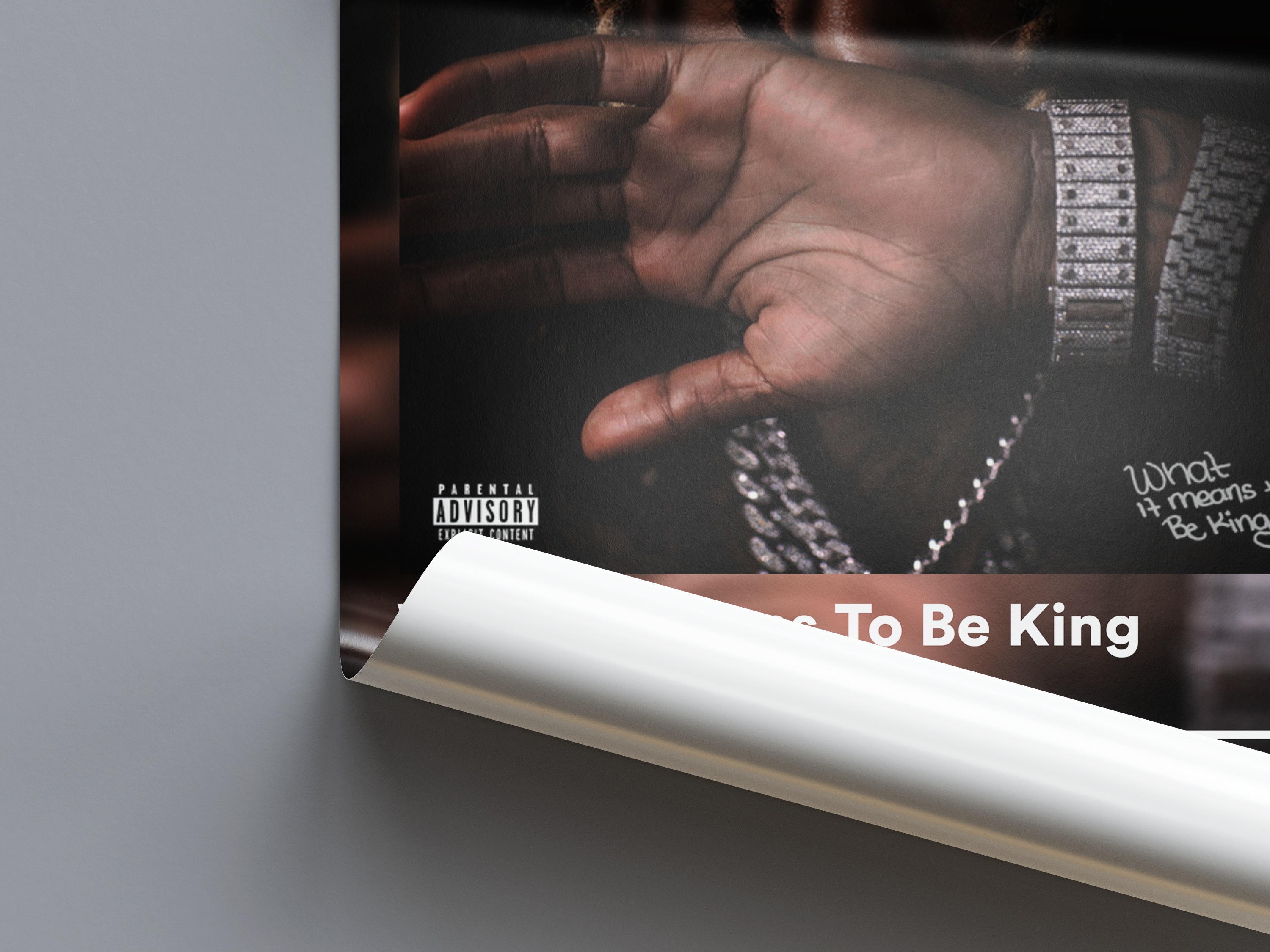King Von 'What It Means To Be King' Album Poster | Hype Posters