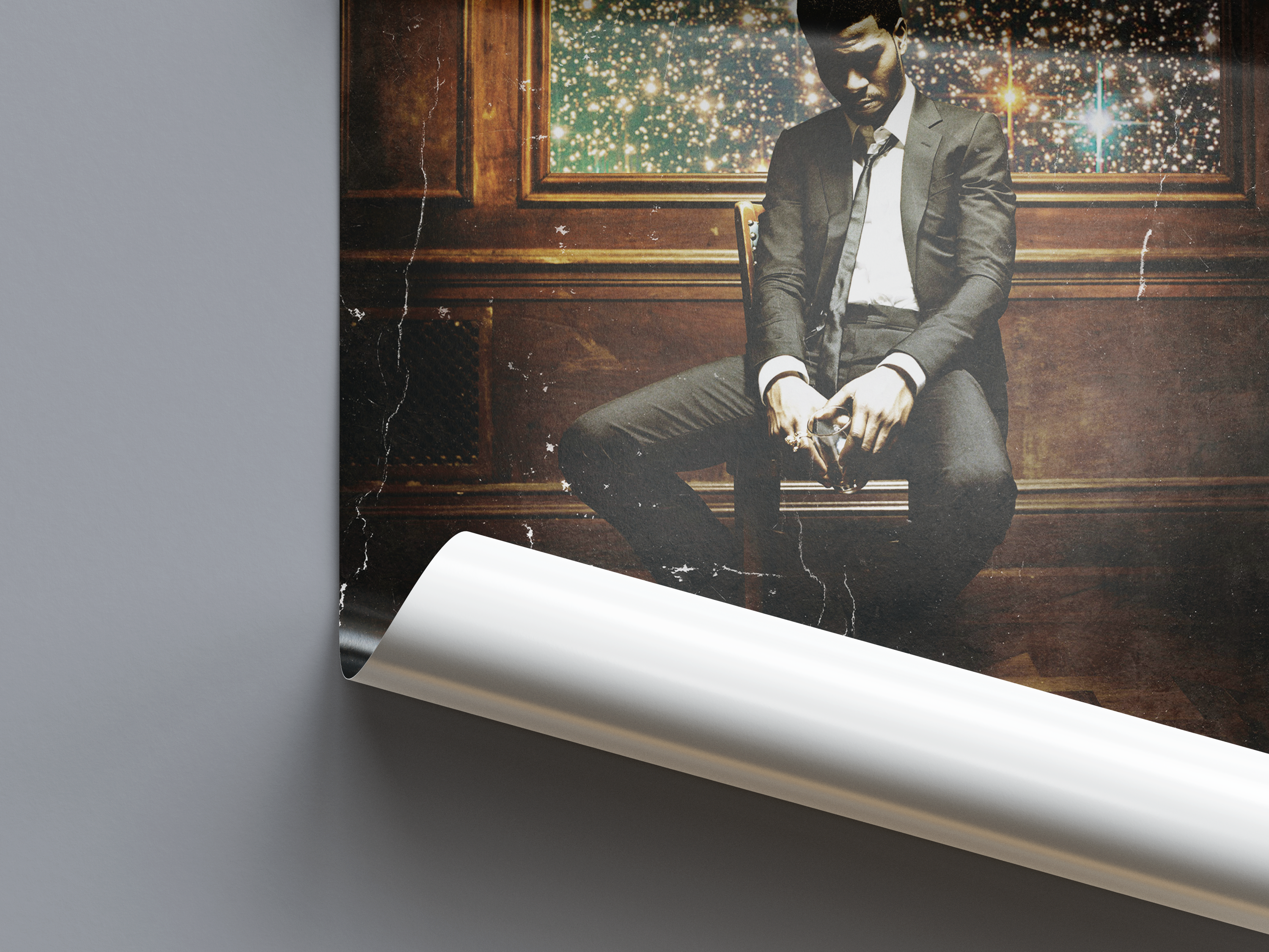 Kid Cudi 'Man On The Moon II: The Legend Of Mr. Rager' Spotify Poster | Hype Posters