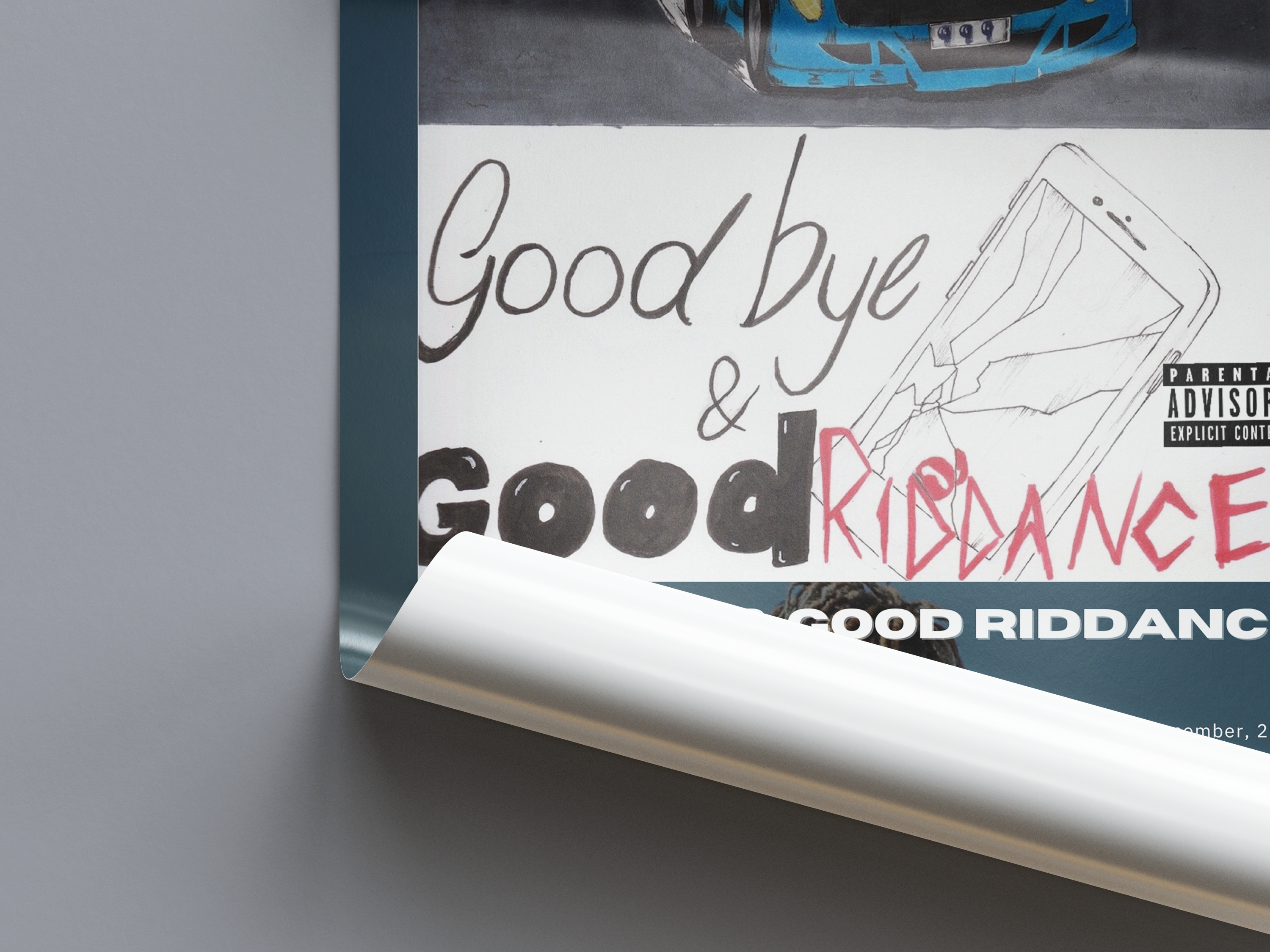Juice WRLD 'Goodbye & Good Riddance' Album Poster | Hype Posters