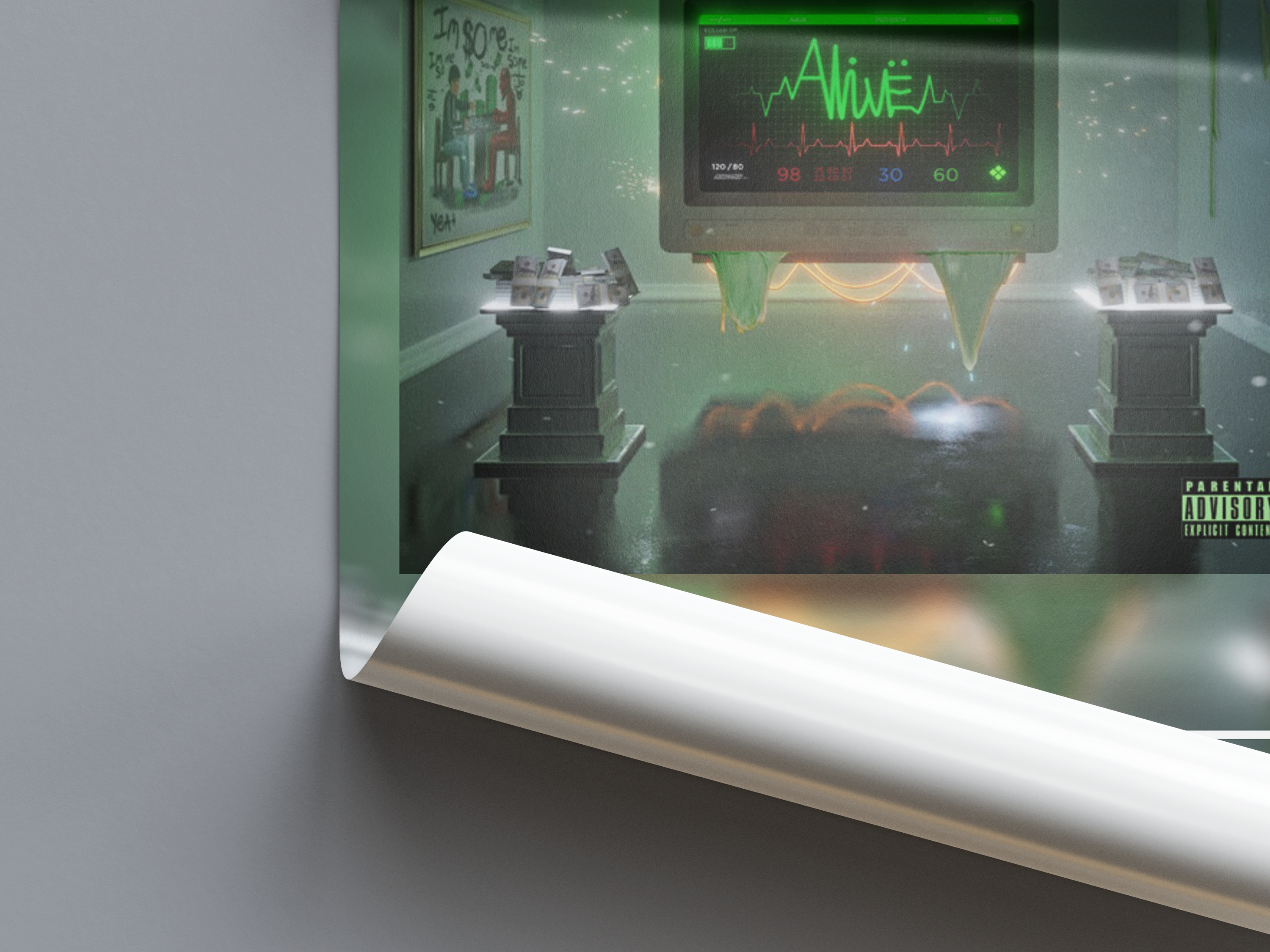 Yeat 'Alivë' Album Poster | Hype Posters