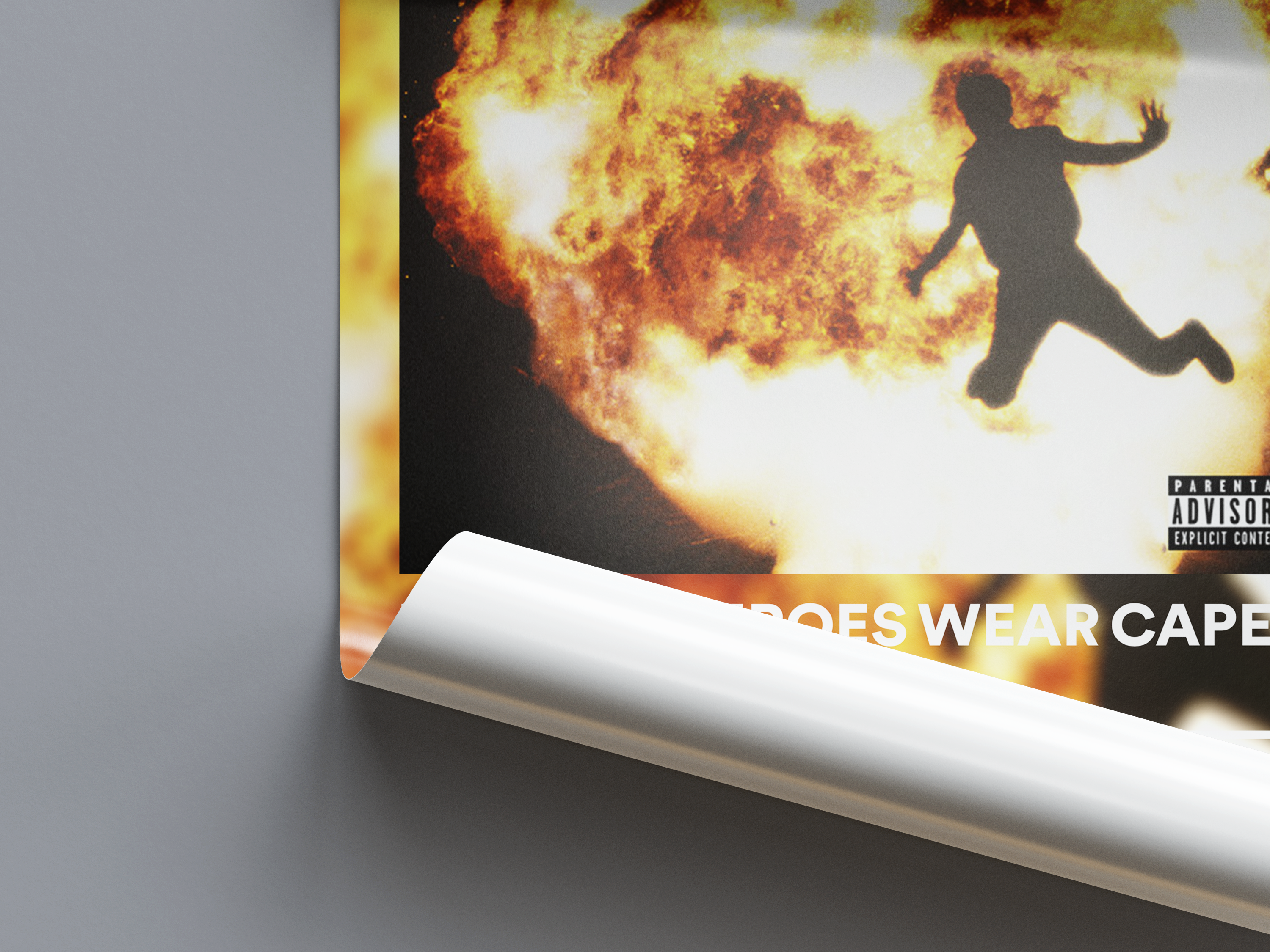 21 Savage 'NOT ALL HEROES WEAR CAPES' Album Poster | Hype Posters