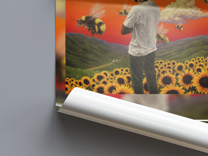 Tyler The Creator 'Flower Boy' Album Poster | Hype Posters