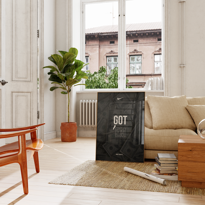 Nike Money Motivational Poster Set | Hype Posters