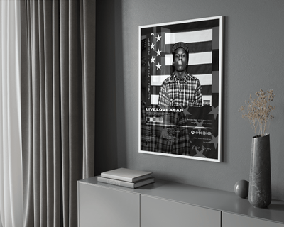 Asap Rocky 'Live Love A$ap' Album Poster - Posters, Prints & Wall Art | HYPE Posters
