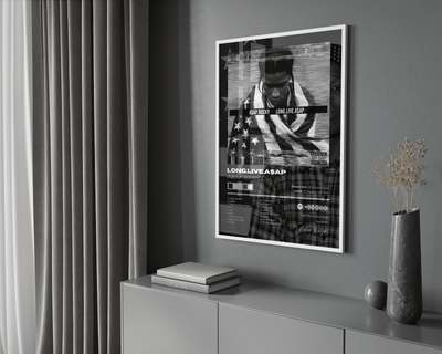 Asap Rocky 'Long Live A$ap' Album Poster - Posters, Prints & Wall Art | HYPE Posters