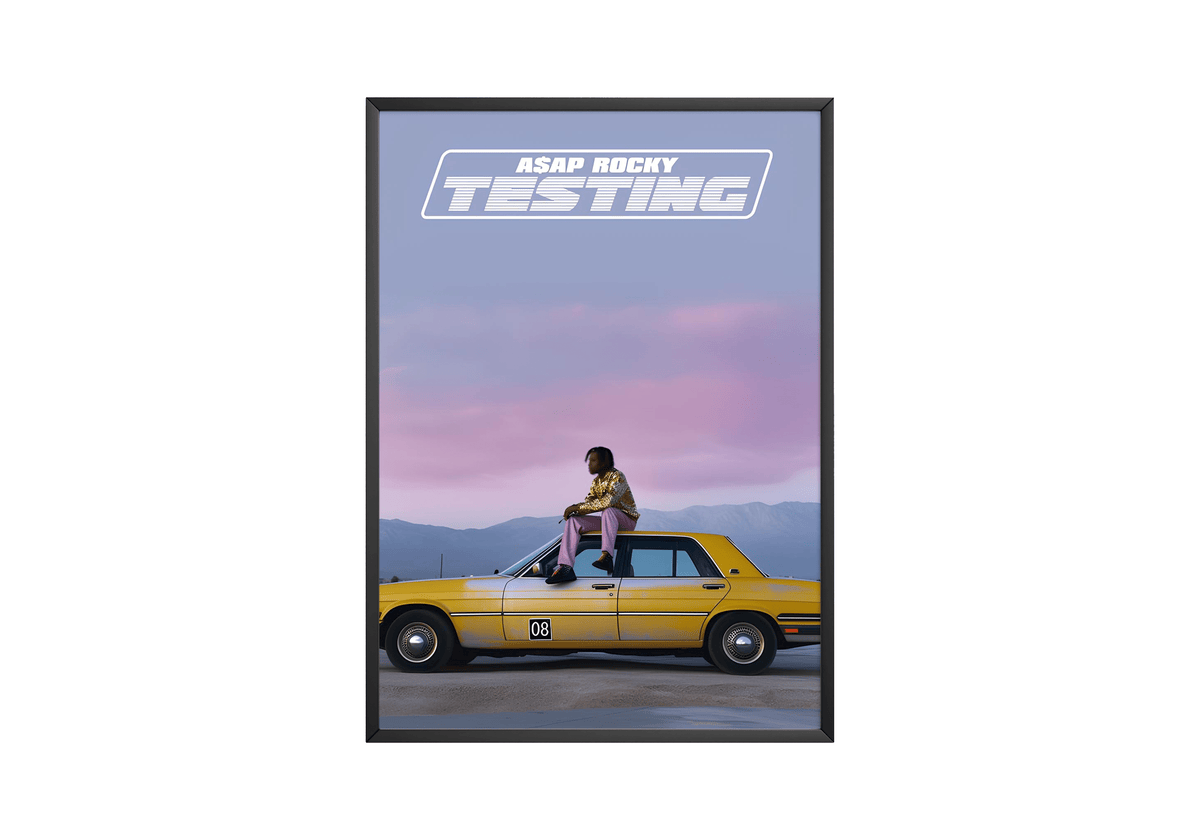 Asap Rocky 'Testing' Aesthetic Poster - Posters, Prints & Wall Art | HYPE Posters