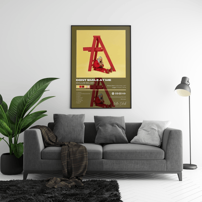 Billie Eilish 'dont smile at me' Album Poster - Posters, Prints & Wall Art | HYPE Posters